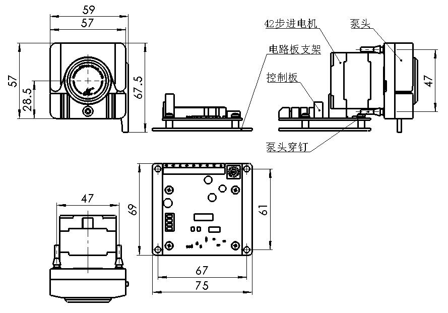 S100-1B+TH10尺寸圖